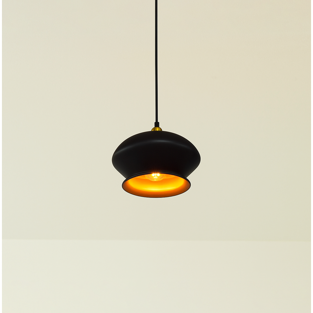 Brighten Up Your Home with a Black Hanging Lamp black