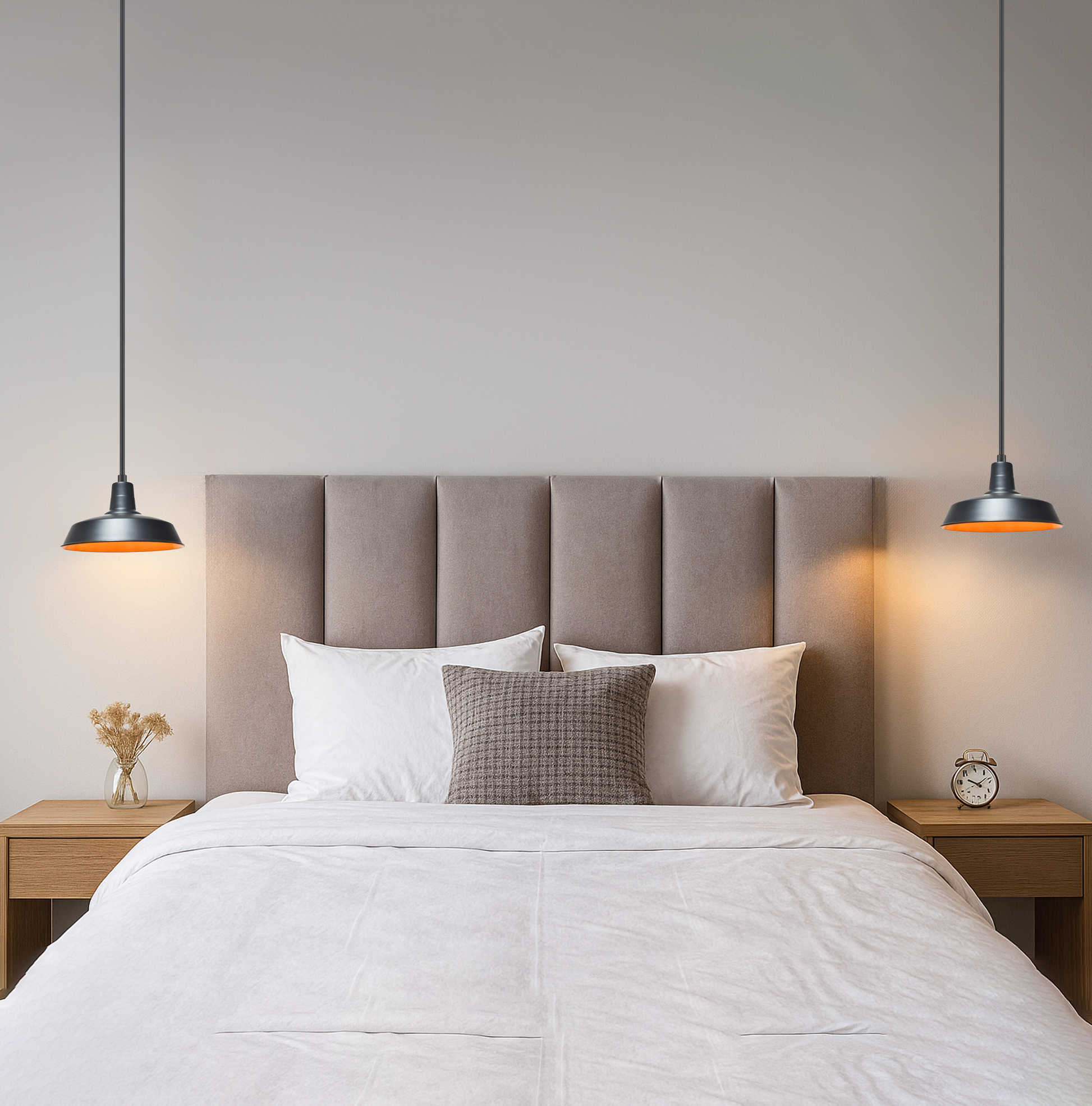 Transform Your Space with Elegant Black Hanging Lights matte black