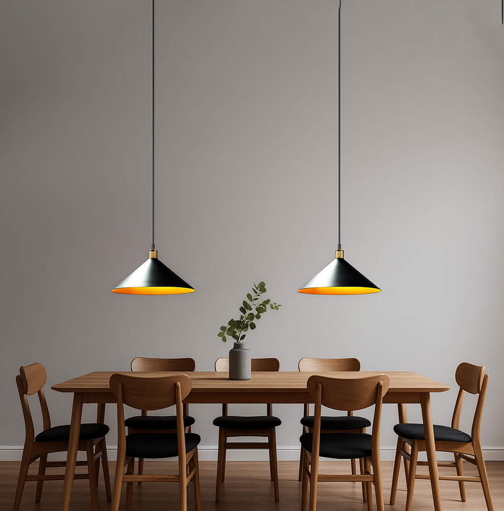 Discover the Beauty of Black Hanging Lamps matte black
