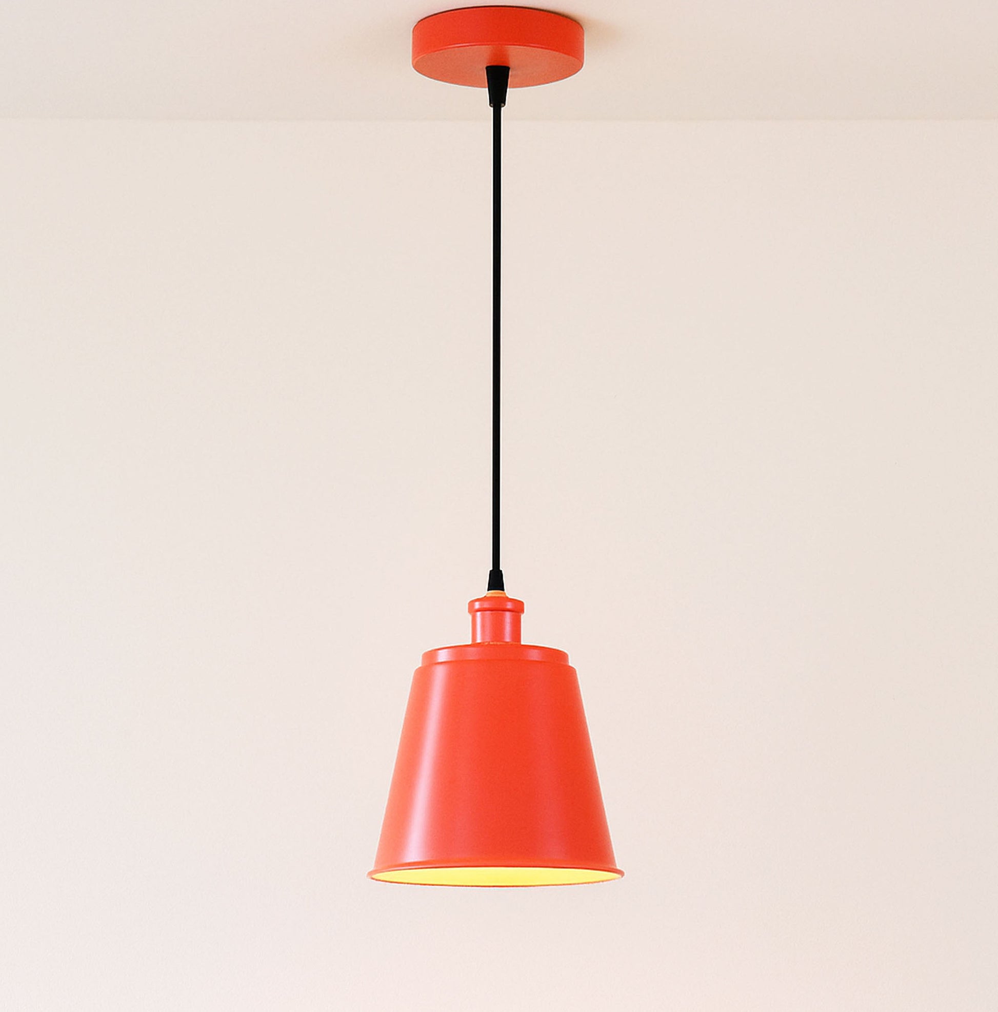 Elevate Your Interior Design with Black Hanging Lights red