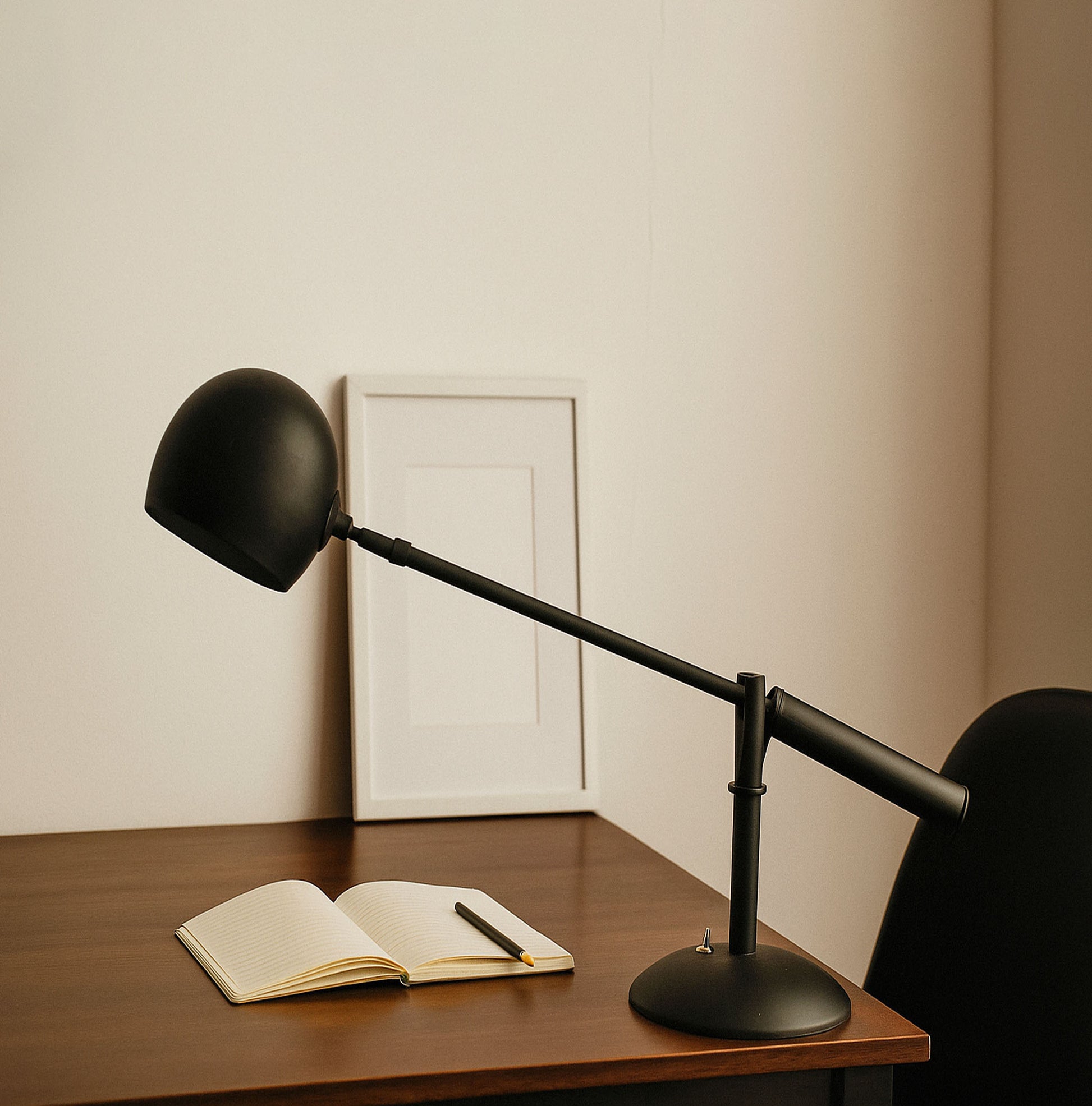 The Art of Lighting: Discover the See-Saw Table Lamp matte black