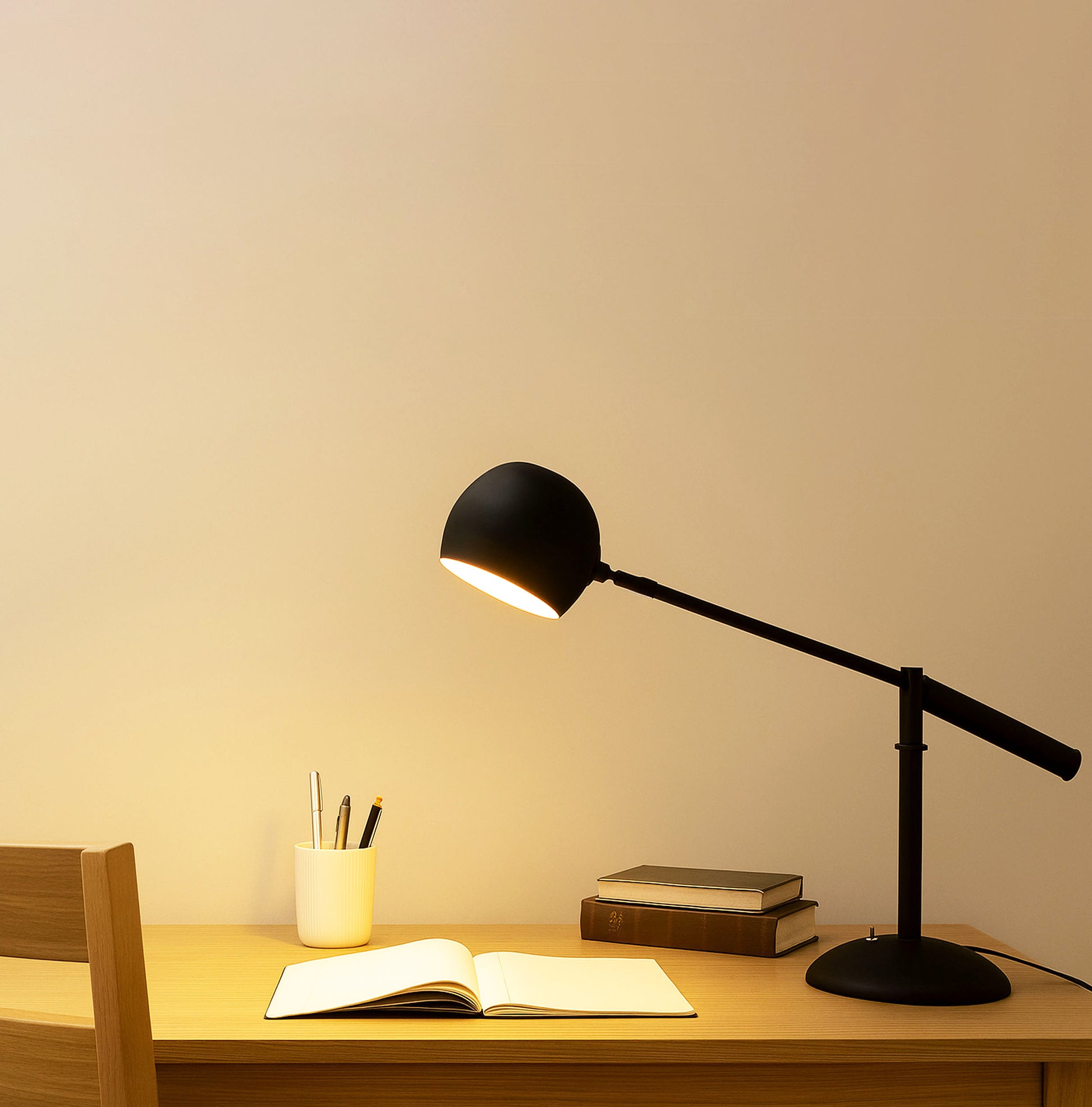 The Art of Lighting: Discover the See-Saw Table Lamp matte black