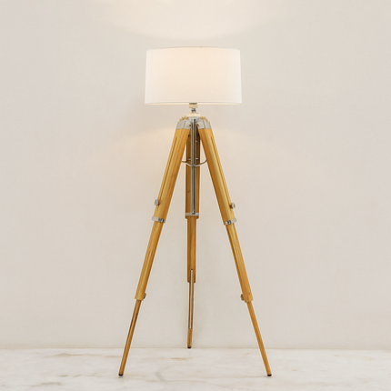 Discover the Charm of Floor Tripod Lamps Wooden