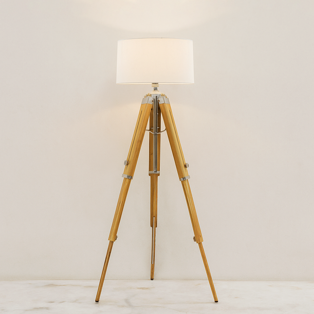 Discover the Charm of Floor Tripod Lamps Wooden