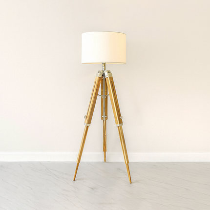 Discover the Charm of Floor Tripod Lamps Wooden