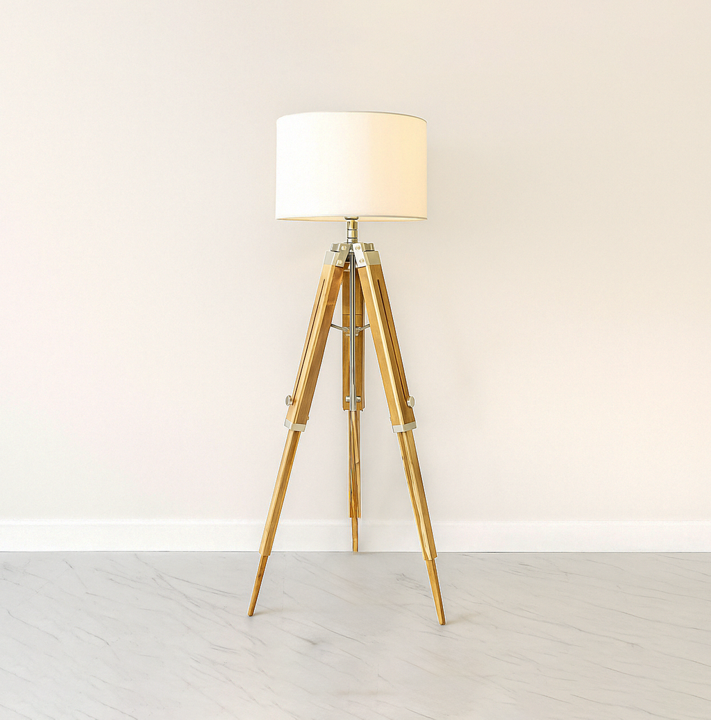 Discover the Charm of Floor Tripod Lamps Wooden