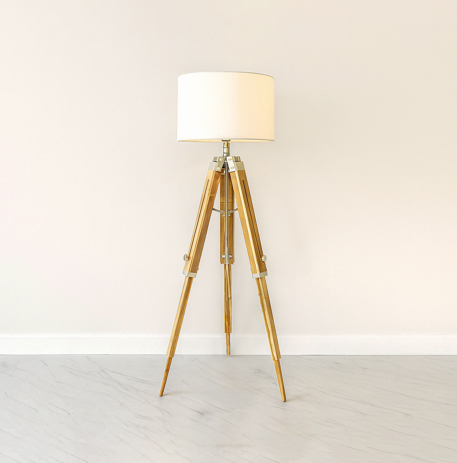 Discover the Charm of Floor Tripod Lamps Wooden