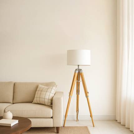 Discover the Charm of Floor Tripod Lamps Wooden