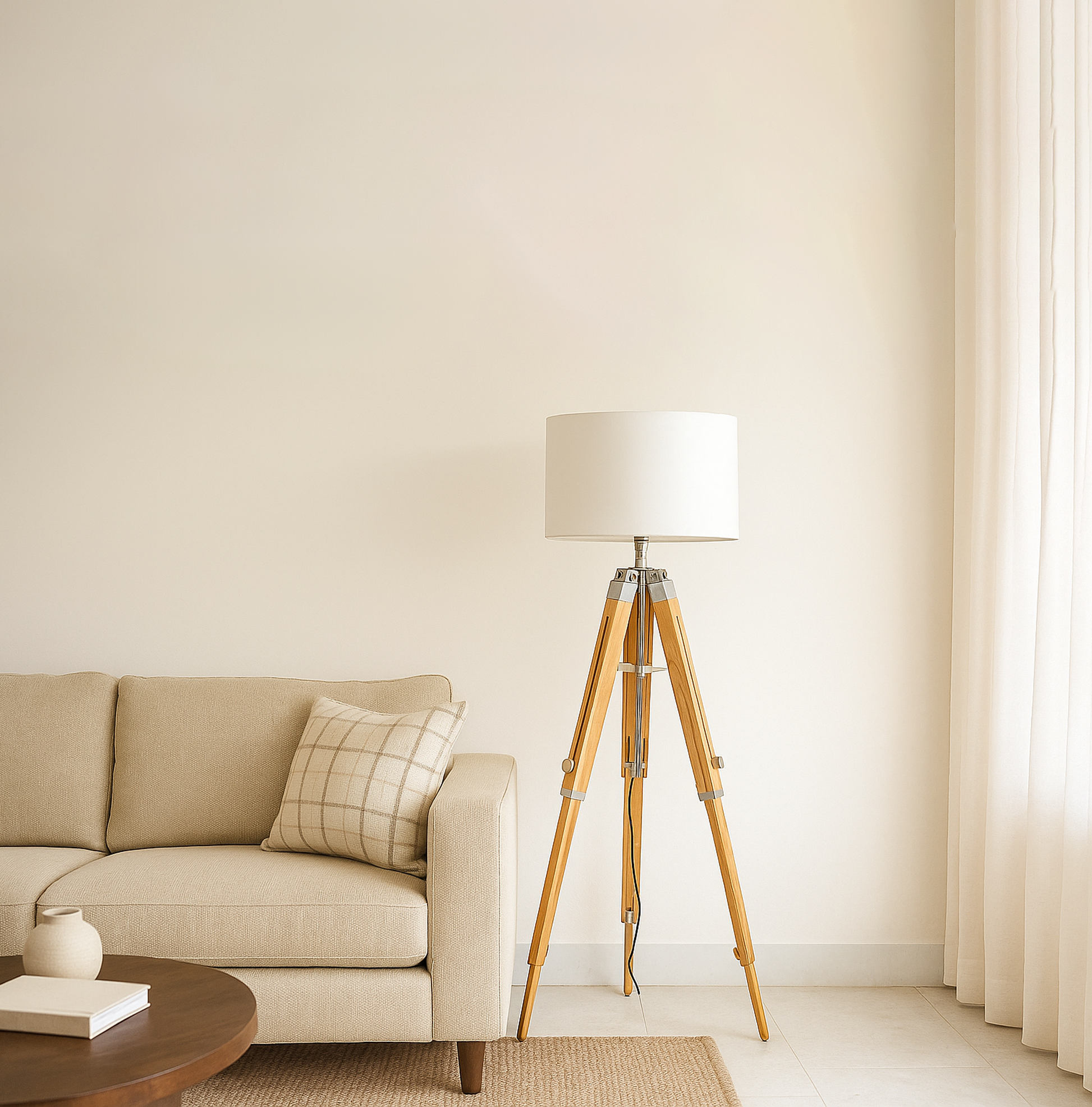 Discover the Charm of Floor Tripod Lamps Wooden