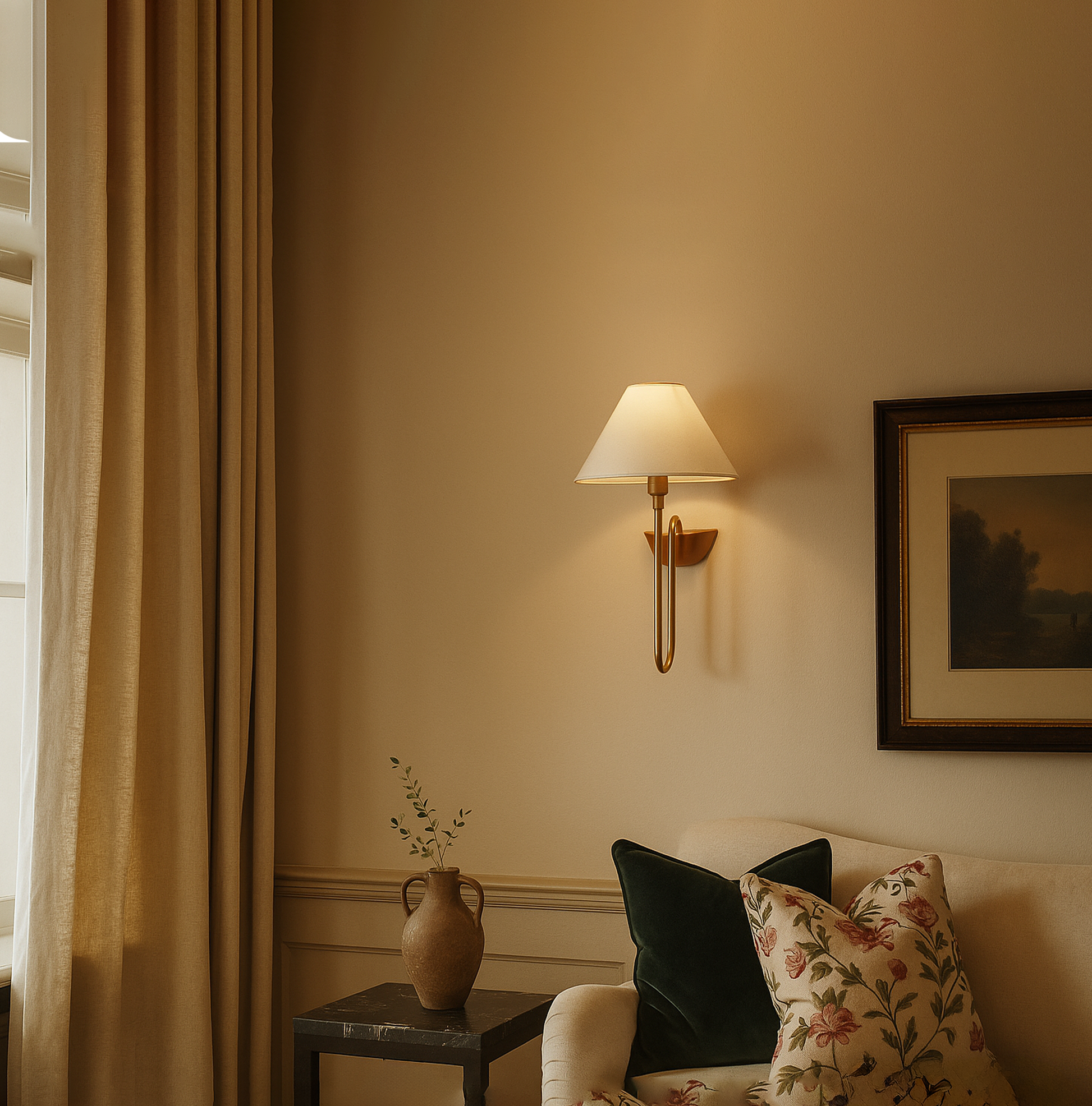 Elegant Brown Wall Lamp for Stylish Interiors