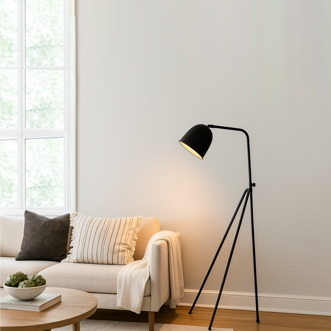 Black Floor Lamps Are a Must-Have for Your Home matte black