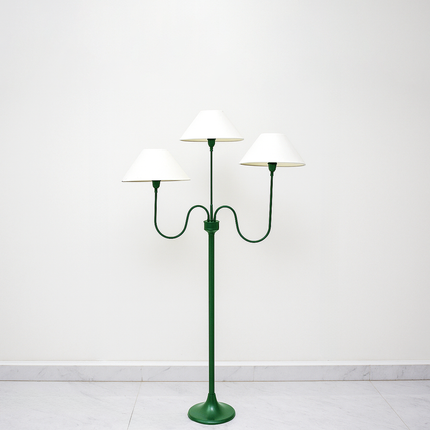 The Allure of Green Triple Shade Floor Lamps for Modern Homes Green