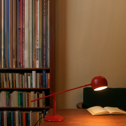 The Art of Lighting: Discover the See-Saw Table Lamp red