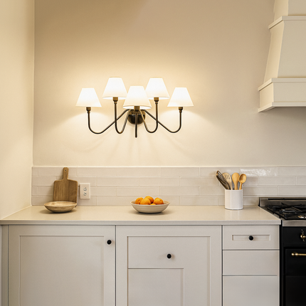 Style Your Space with a Five Light Wall Lamp