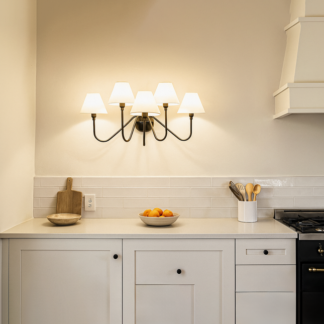 Style Your Space with a Five Light Wall Lamp