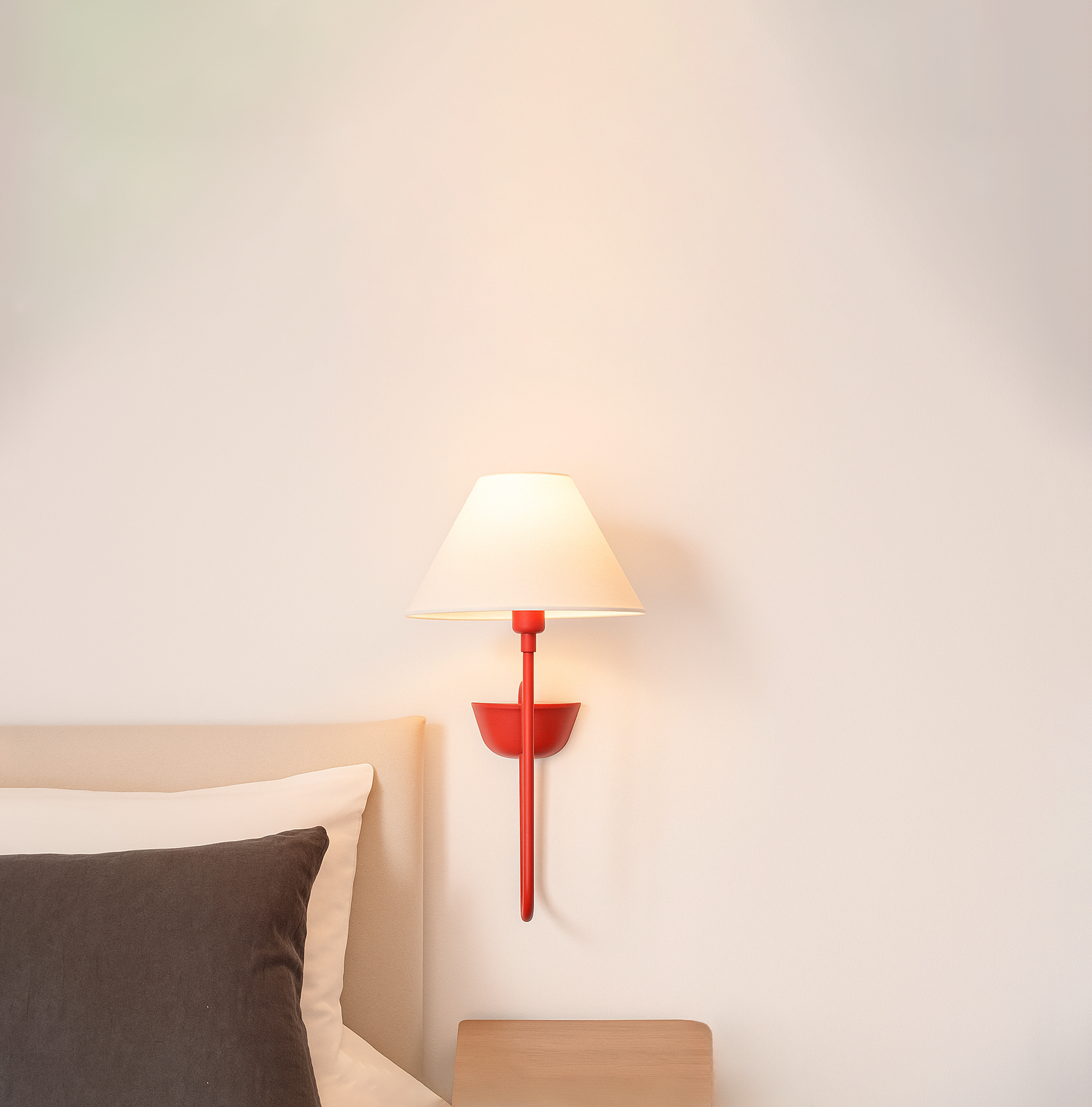 One Wall Lamp Red: Perfect Accent for Any Room