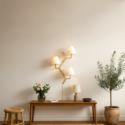 Discover the Charm of Dual-Shade Golden Wall Lamps