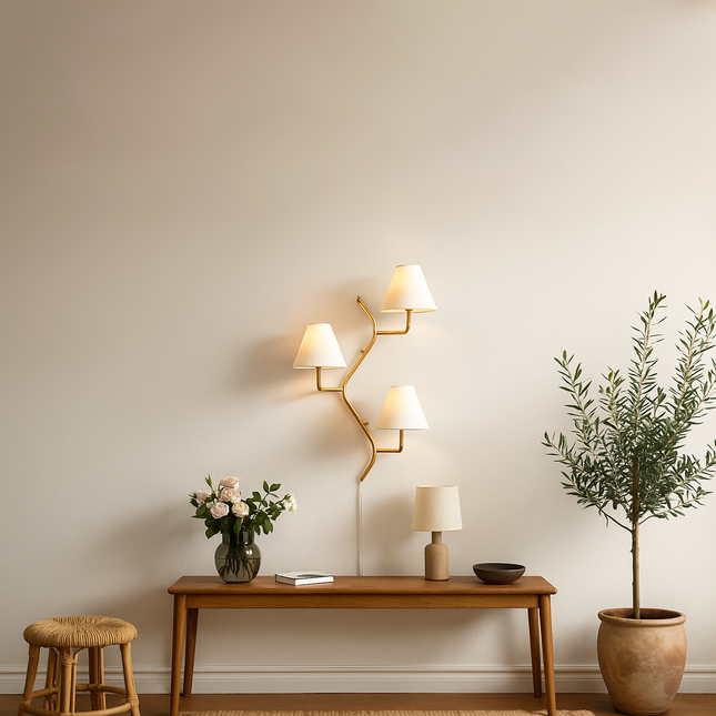 Discover the Charm of Dual-Shade Golden Wall Lamps
