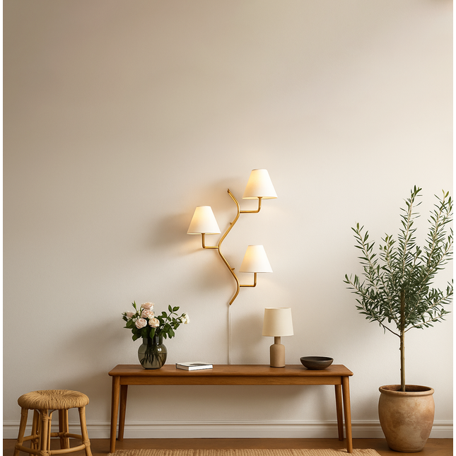 Discover the Charm of Dual-Shade Golden Wall Lamps