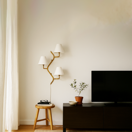 Discover the Charm of Dual-Shade Golden Wall Lamps