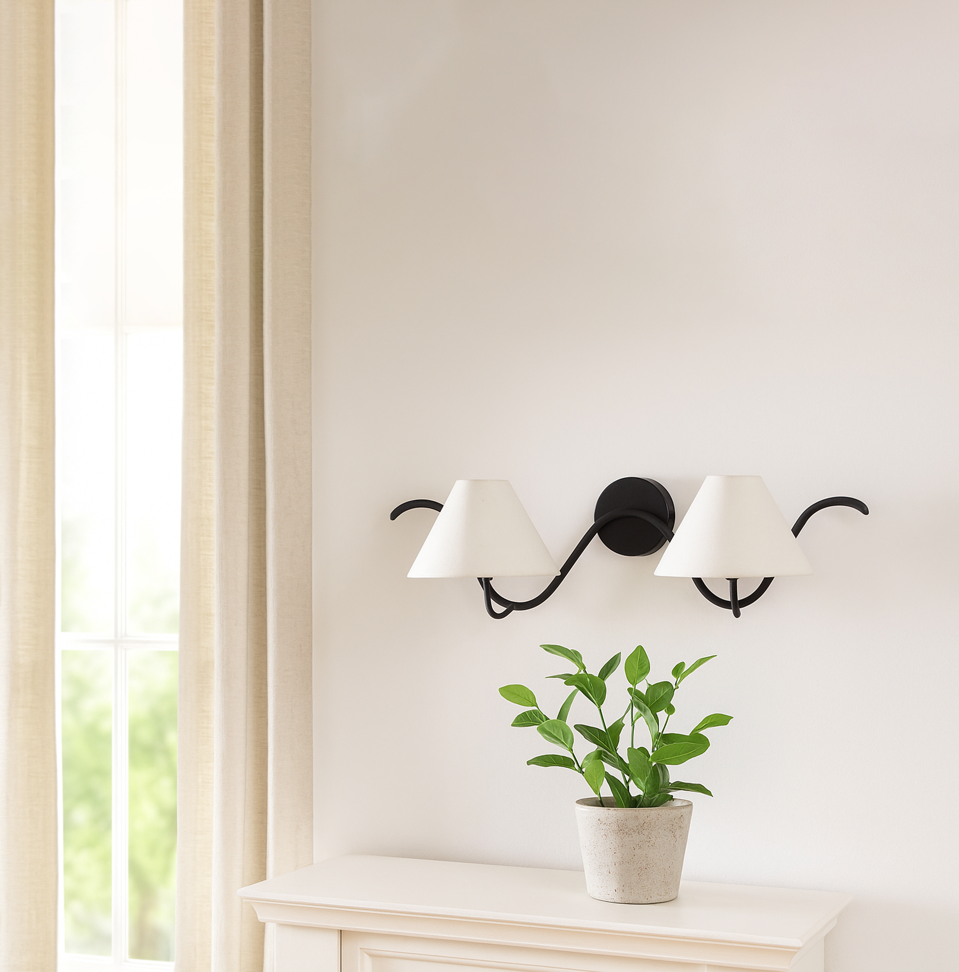 Illuminate Your Space with Elegant Two Wall Lamps