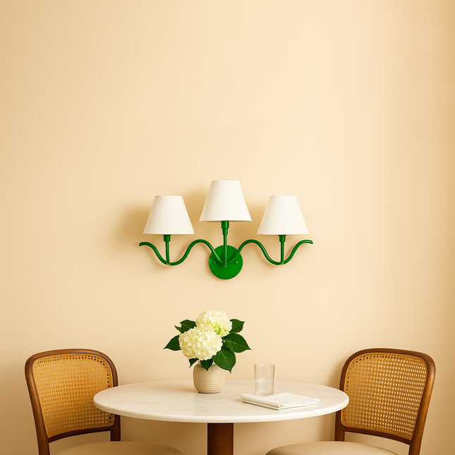 Unique Wall Lamps with Three Shades to Brighten Up
