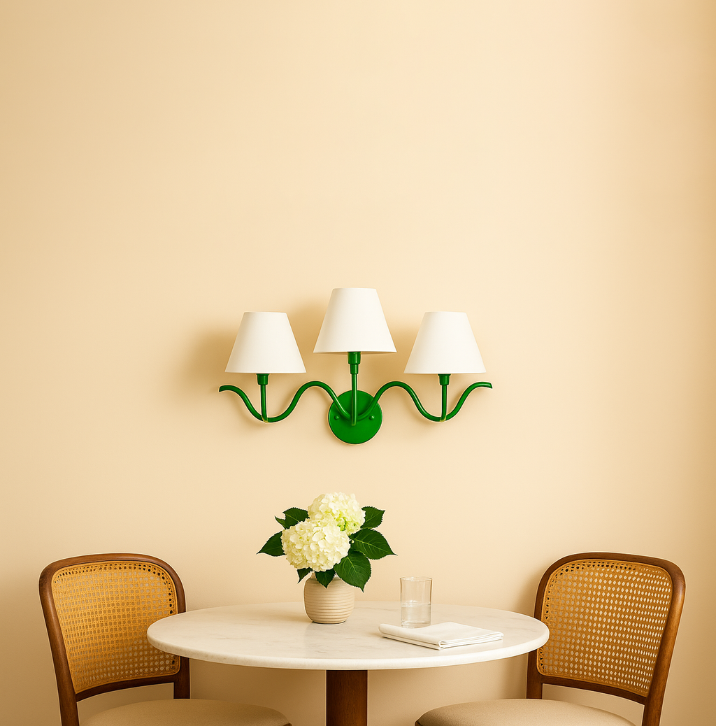 Unique Wall Lamps with Three Shades to Brighten Up