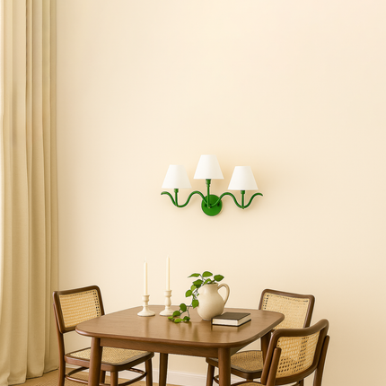 Unique Wall Lamps with Three Shades to Brighten Up