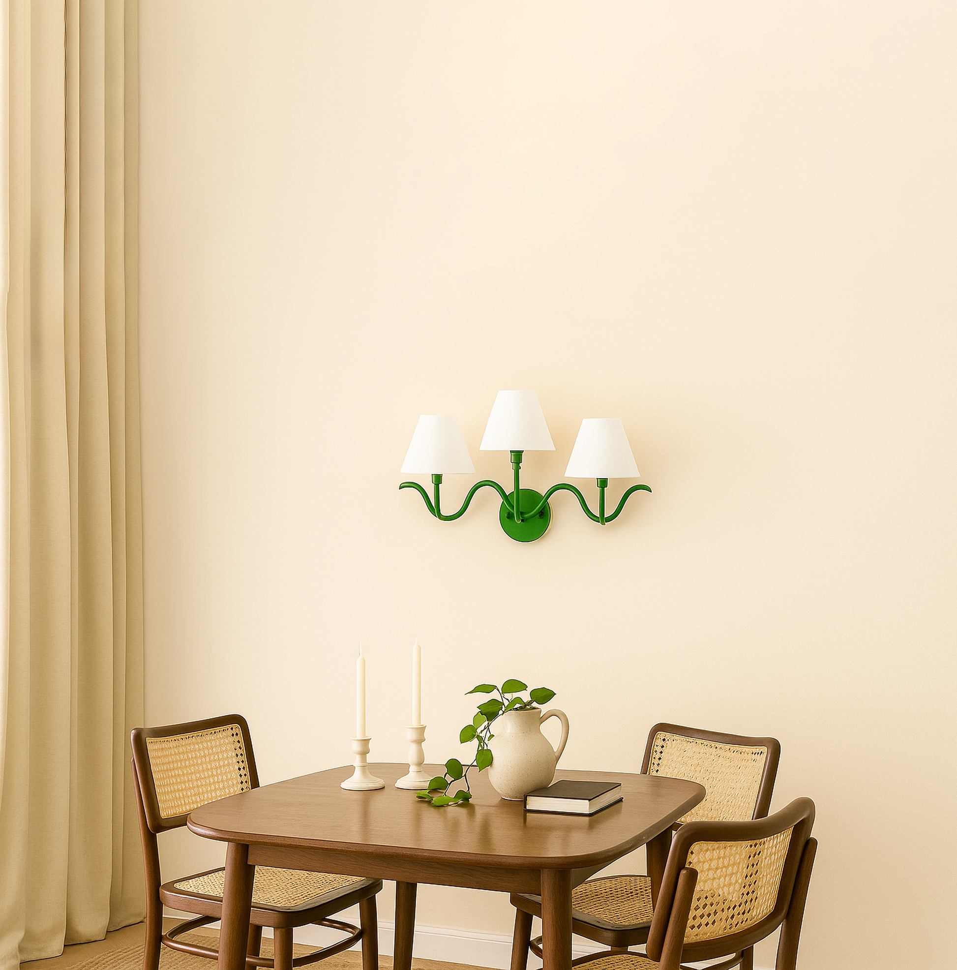 Unique Wall Lamps with Three Shades to Brighten Up