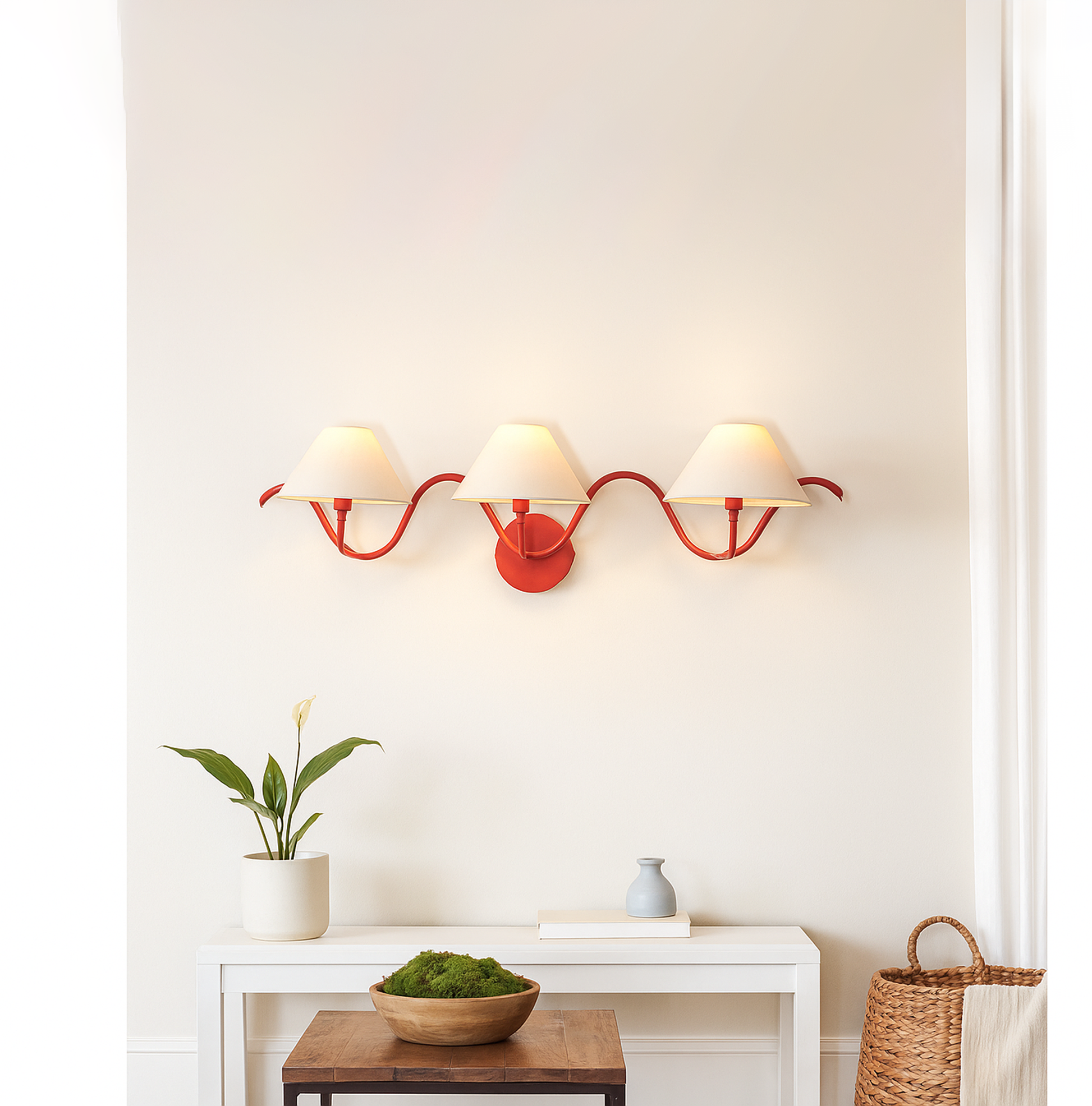 Choose the Perfect Three Red Wall Lamp