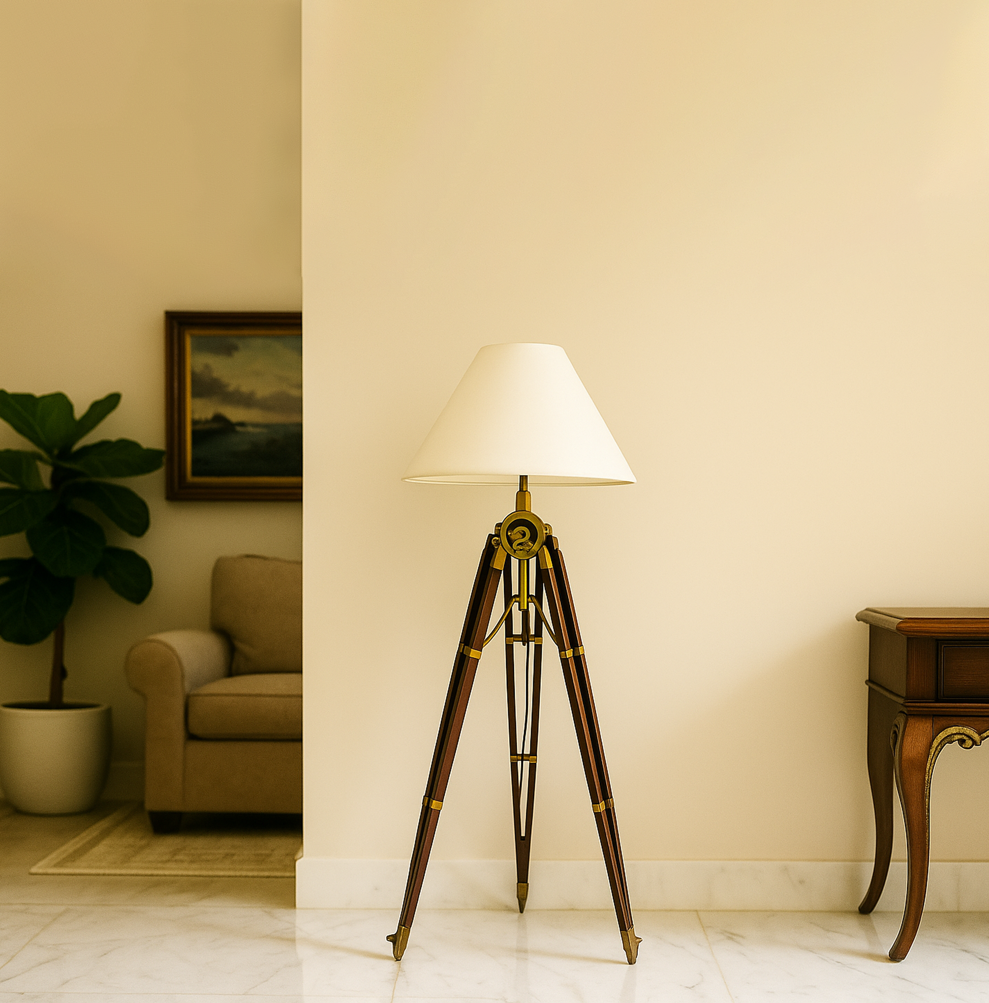 Floor Tripod Lamps: A Perfect Blend of Art and Light Rose Gold