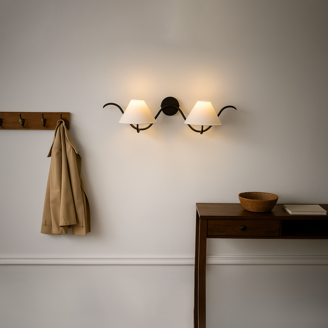Illuminate Your Space with Elegant Two Wall Lamps