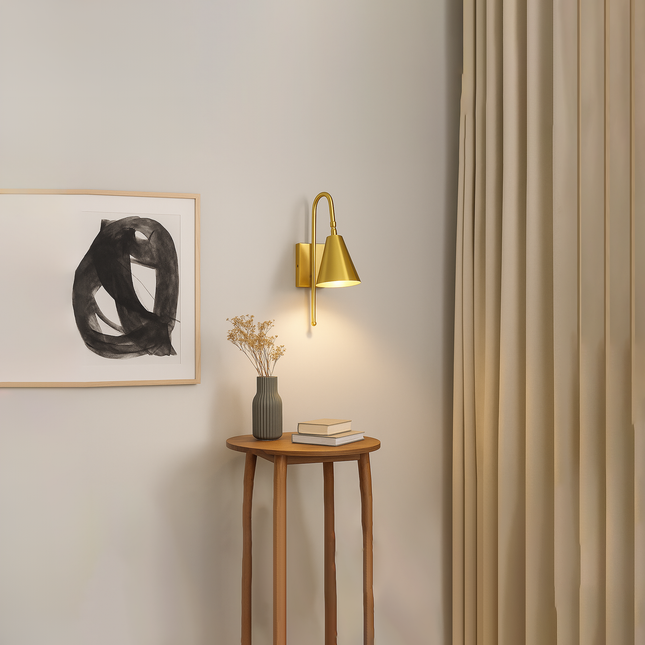 Illuminate Your Space with Golden Wall Sconces