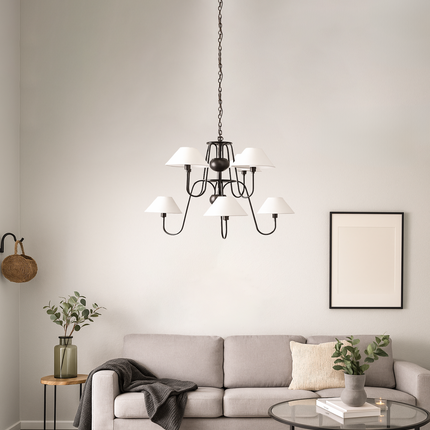 Chandilier Light: The Perfect Touch for Any Room matte black