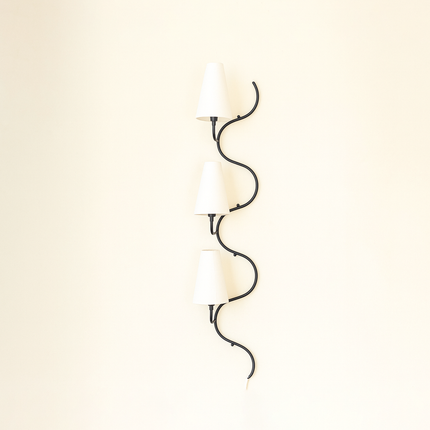 Elevate Your Decor with Stylish Vertical Lighting black