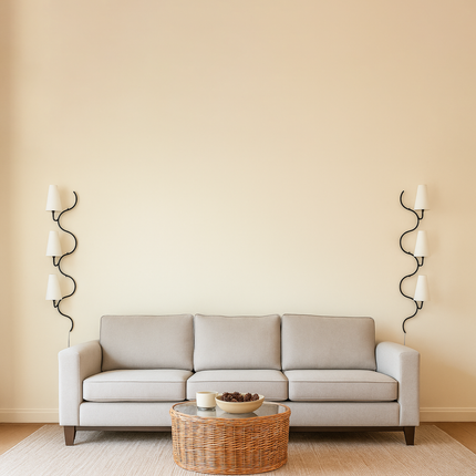 Elevate Your Decor with Stylish Vertical Lighting black