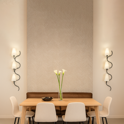 Elevate Your Decor with Stylish Vertical Lighting black