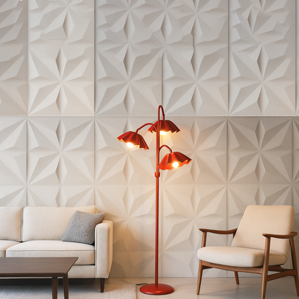 Transform Your Room with a Bold Red Floor Lamp