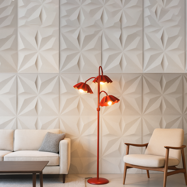 Transform Your Room with a Bold Red Floor Lamp