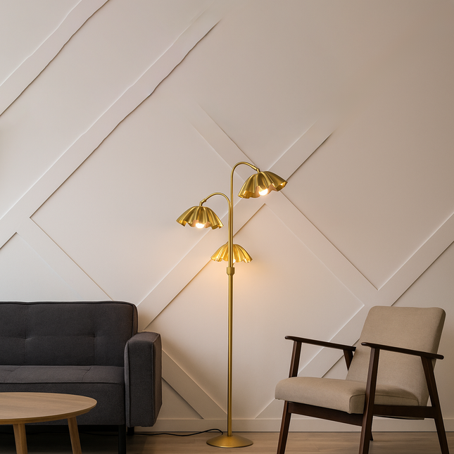 The Allure of Golden Floor Lamps A Design Statement