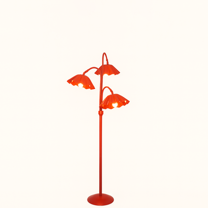 Transform Your Room with a Bold Red Floor Lamp