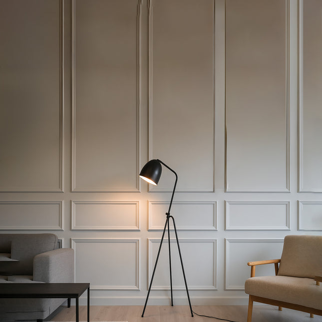 Black Floor Lamps Are a Must-Have for Your Home matte black Matte Black