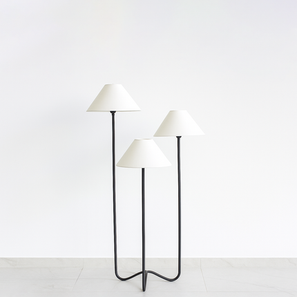 Crystal Cascade Floor Lamp: A Symphony of Radiance Matte black