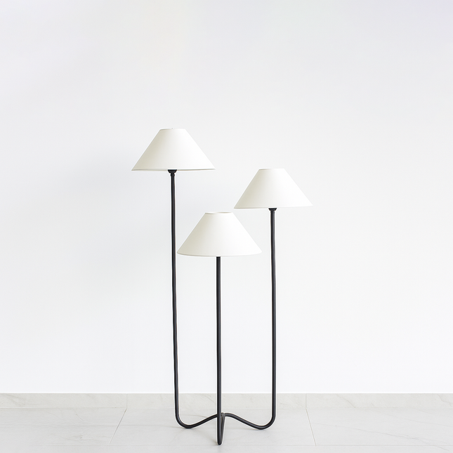 Crystal Cascade Floor Lamp: A Symphony of Radiance Matte black