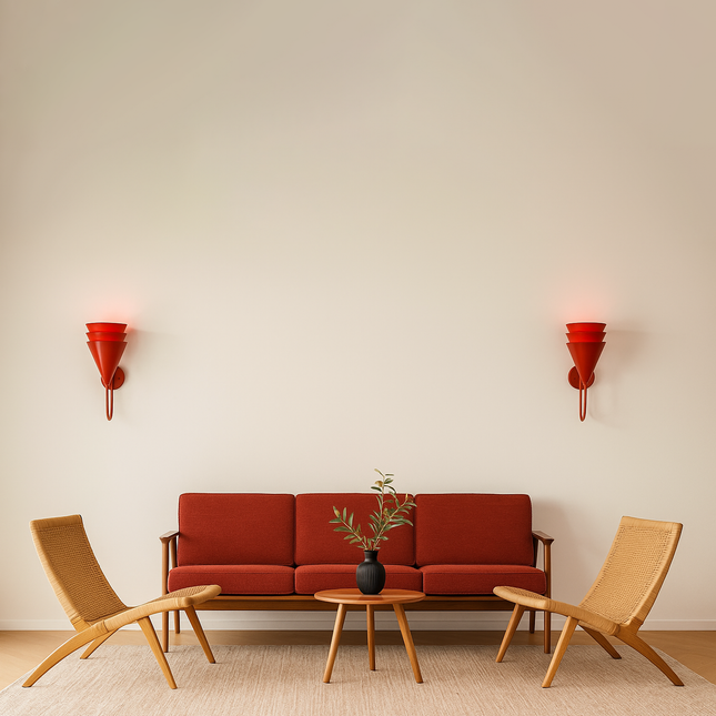 Antique Home Decor and Red Wall Lighting for Classic and Modern Interiors Red