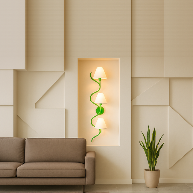 Where luxury meets light — the Green wall sconce. Green