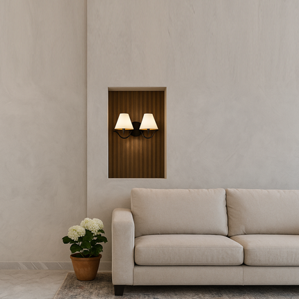 A sculptural statement — geometry meets grace in matte black. black