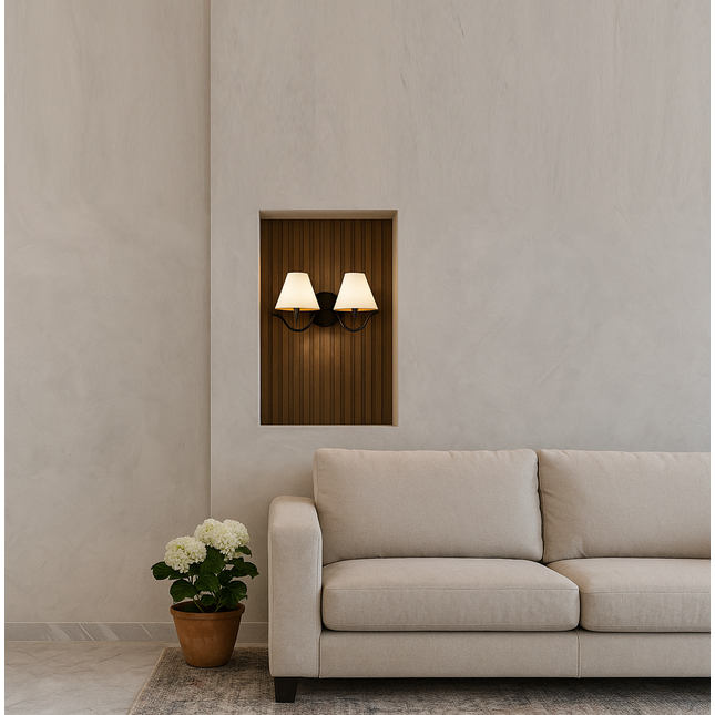 A sculptural statement — geometry meets grace in matte black. black