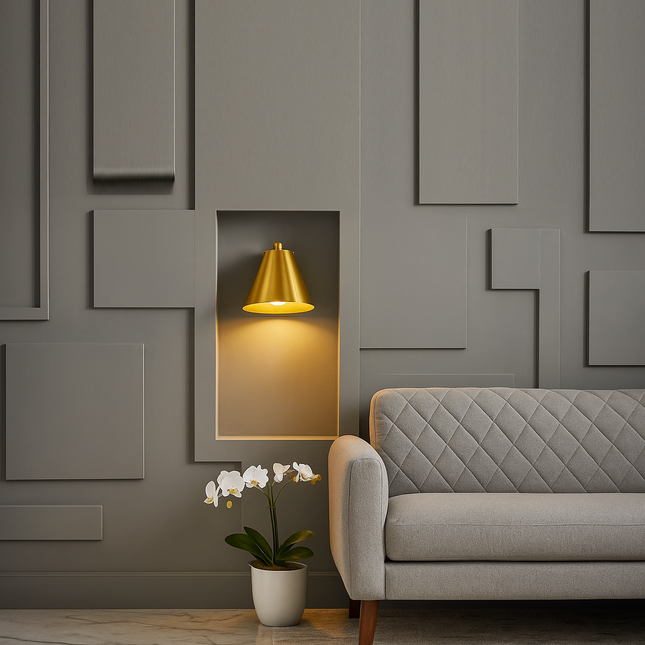 Light up your home with the royal aura of Gold Brass.