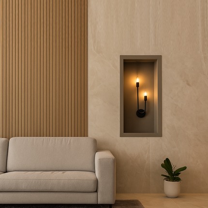 Draped in luxury, your walls deserve the magic of matte black. black